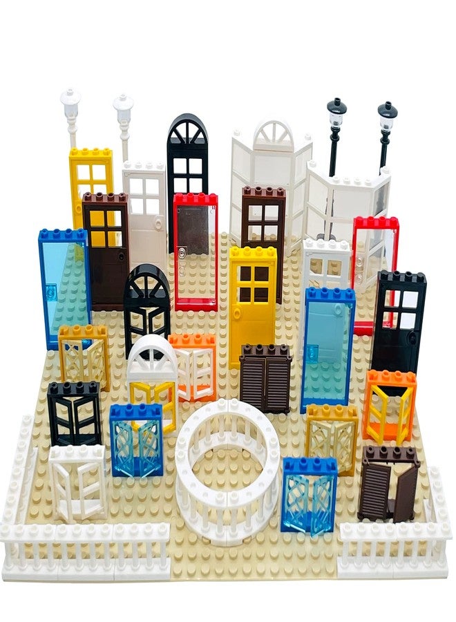 SAIBURAZ 90 Piece Windows,Doors, Fences Building Block Parts Toy Gift for Kids Boys Girls Age 6+ Kit Fit with Major Brands Children Gifts - Image 3